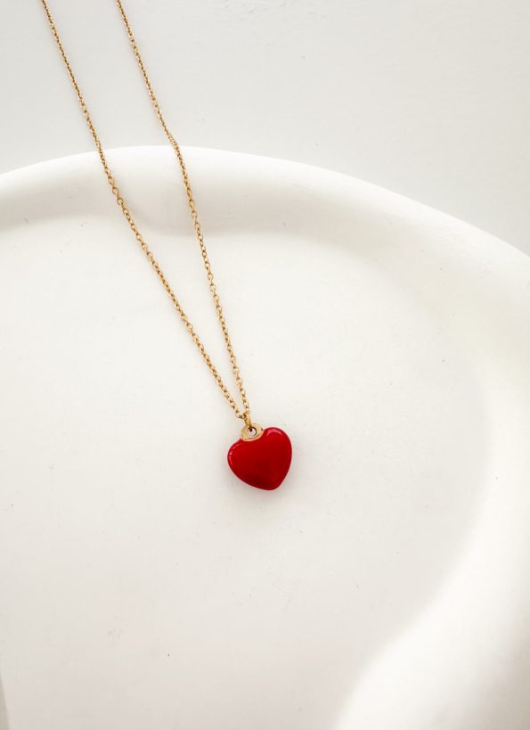 Red Heart Necklace