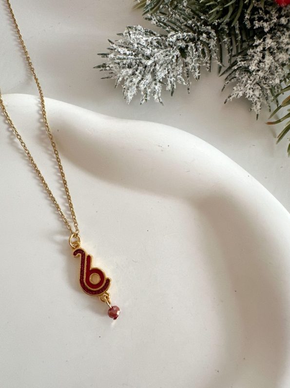 Glitter Charm Necklace