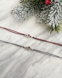 μπορντο γουρι βραχιολι 26-καρδια