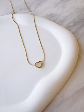 Fildisi Mini Heart Necklace