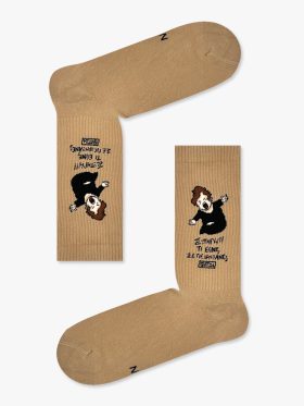 Κάλτσα Βαμβακερή με Σχέδια ITZI Σωτήρη!! Τι έγινε, Σε πειράξανε;