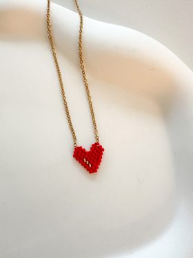 Red Heart Necklace