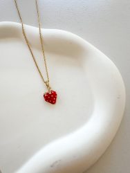 Strawberry Steel Necklace