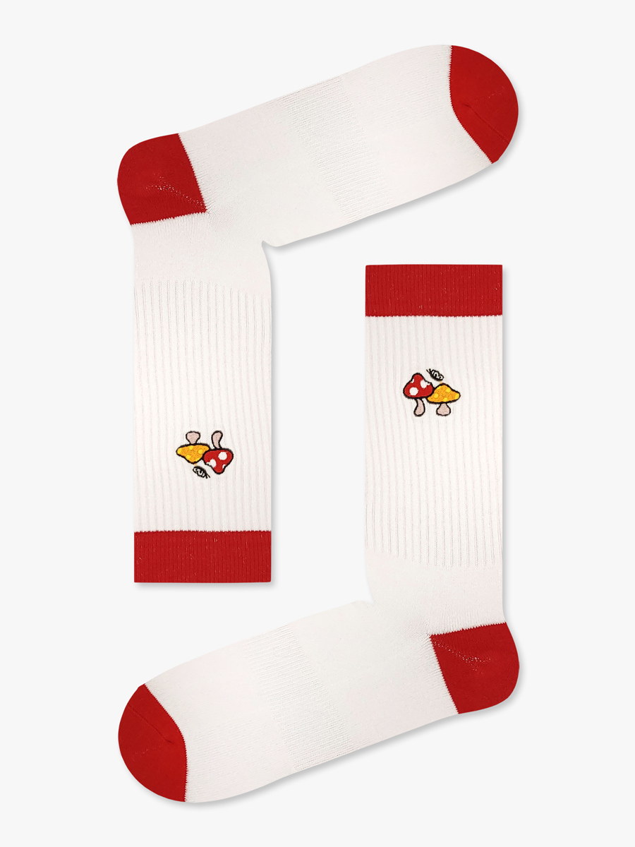 mini mushroom socks