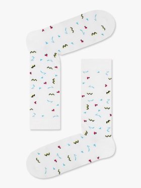 Βαμβακερή Κάλτσα με Σχέδια Jazzy all Over