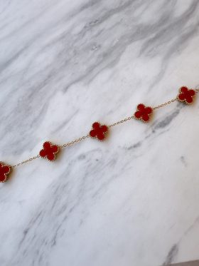 Fildisi Cross Bracelet Red