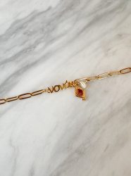 Βραχιόλι αλυσίδα-Νονά