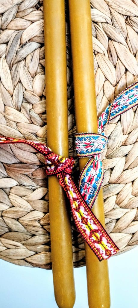 Παραδοσιακές Λαμπάδες μελισσοκέρι χωρίς χρώμα