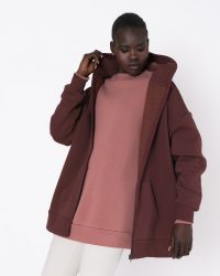 ζακετα φουτερ με κουκουλα-καφε 3