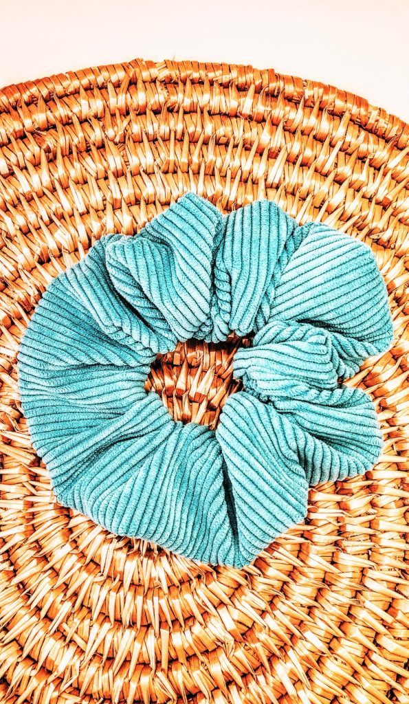 Scrunchie Κοτλέ βελούδο-Βεραμάν