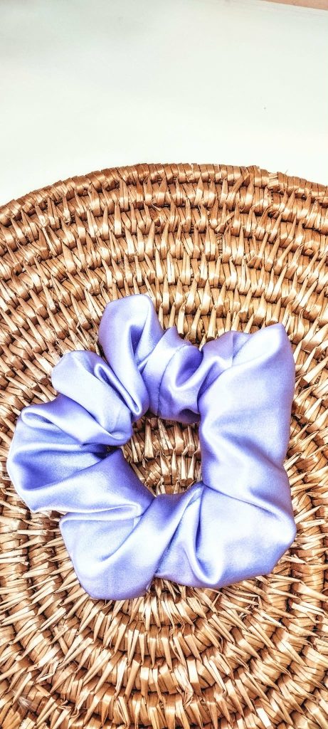 Scrunchie Satin-Λιλά