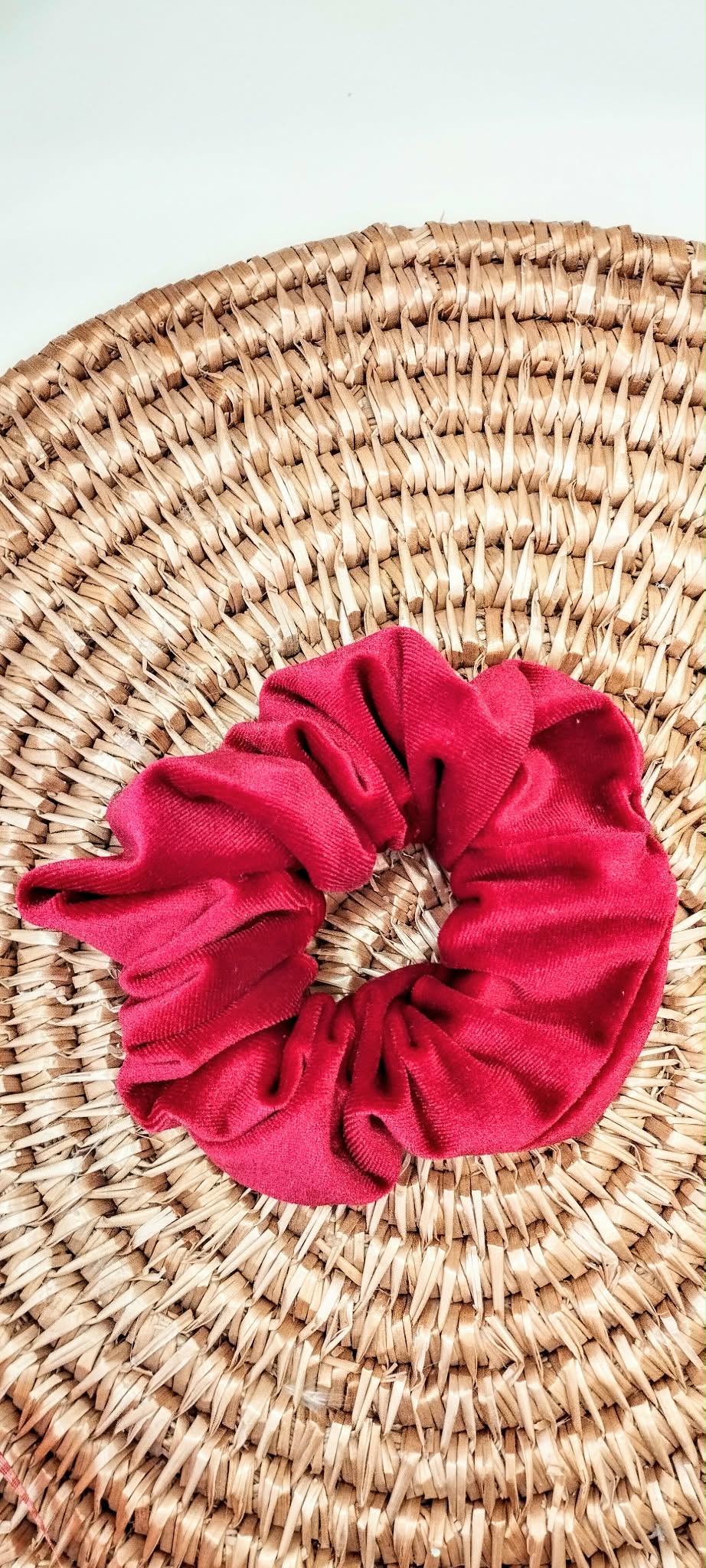 RED VELVET SCRUNCHIE