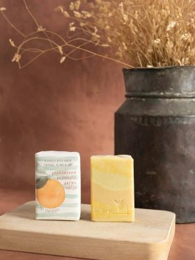 Χειροποίητο φυσικό σαπούνι "Μέντα - Γκρέιπφρουτ"
