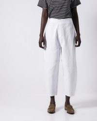 CARROT FIT WHITE TROUSER-SHOP