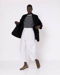 CARROT FIT WHITE TROUSER-SHOP