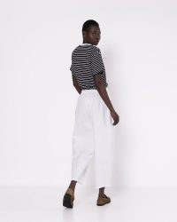 CARROT FIT WHITE TROUSER-SHOP