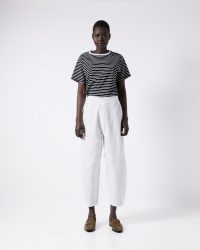 CARROT FIT WHITE TROUSER-SHOP