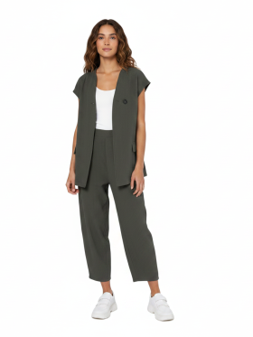 Σετ Γιλέκο - Παντελόνι - Xακί