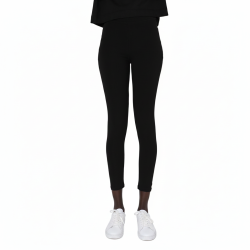 Βαμβακερό Κολάν ψηλόμεσο ελαστικό Black