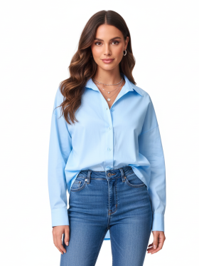 Πουκάμισο Βαμβακερό-One size-Σιελ