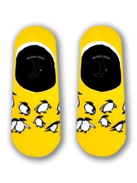 Αόρατη Κάλτσα Βαμβακερή με Σχέδια Penguins