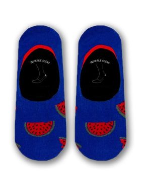 Αόρατη Κάλτσα Βαμβακερή με Σχέδια Watermelons