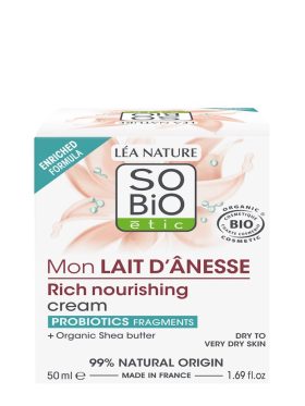 Βιολογική ενυδατική κρέμα Προσώπου (Πλούσιας Υφής) – Με βιολογικό γάλα γαϊδούρας 50ml