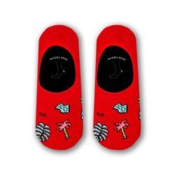 Αόρατη Κάλτσα Βαμβακερή με Σχέδια Tropical