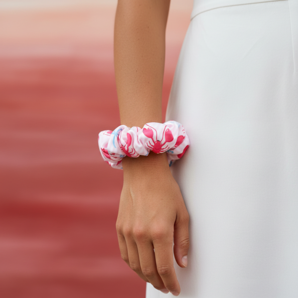 Scrunchie Satin lobster