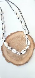 Shell Necklace-Black