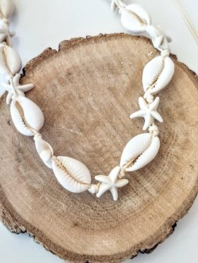 Shell Necklace-Cream