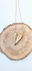 Amelie Heart Necklace-Gold