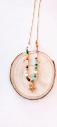 Colorful Starfish Necklace