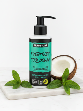 “Everybody, Cool Down!” Αναζωογονητική κρέμα σώματος, Beauty Jar 150ml