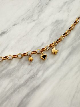 Heart Charm Bracelet