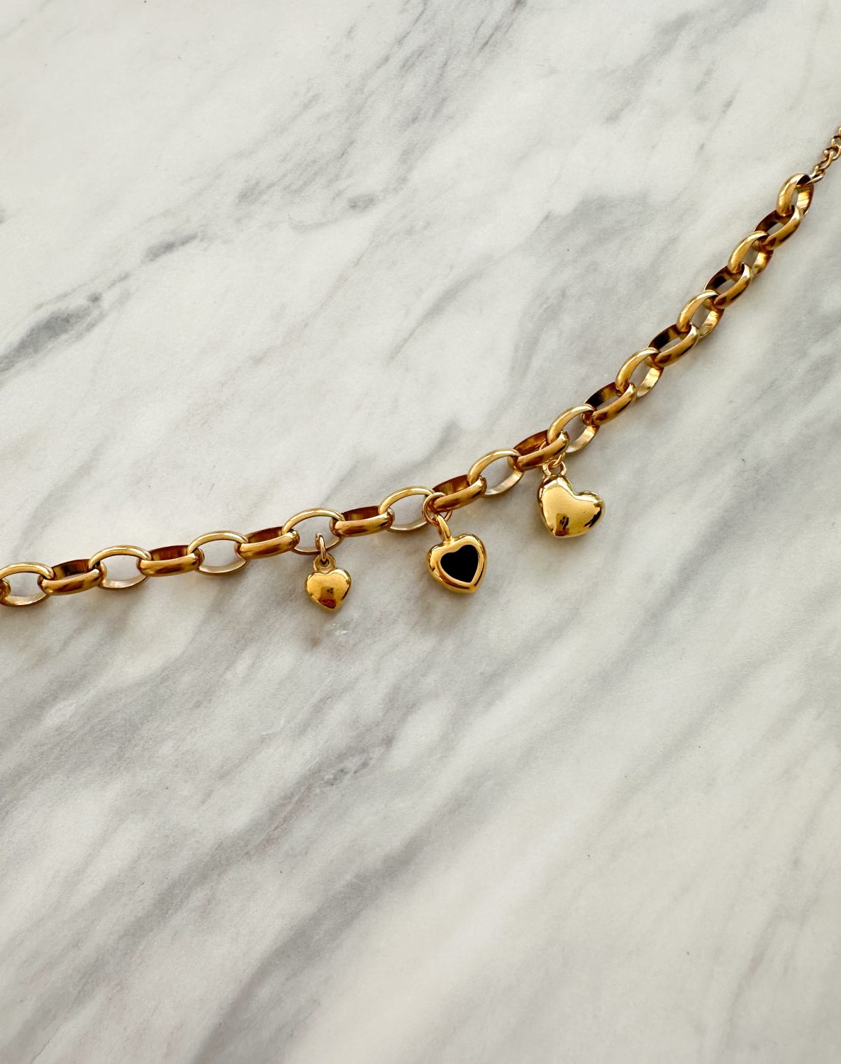 charm heart bracelet