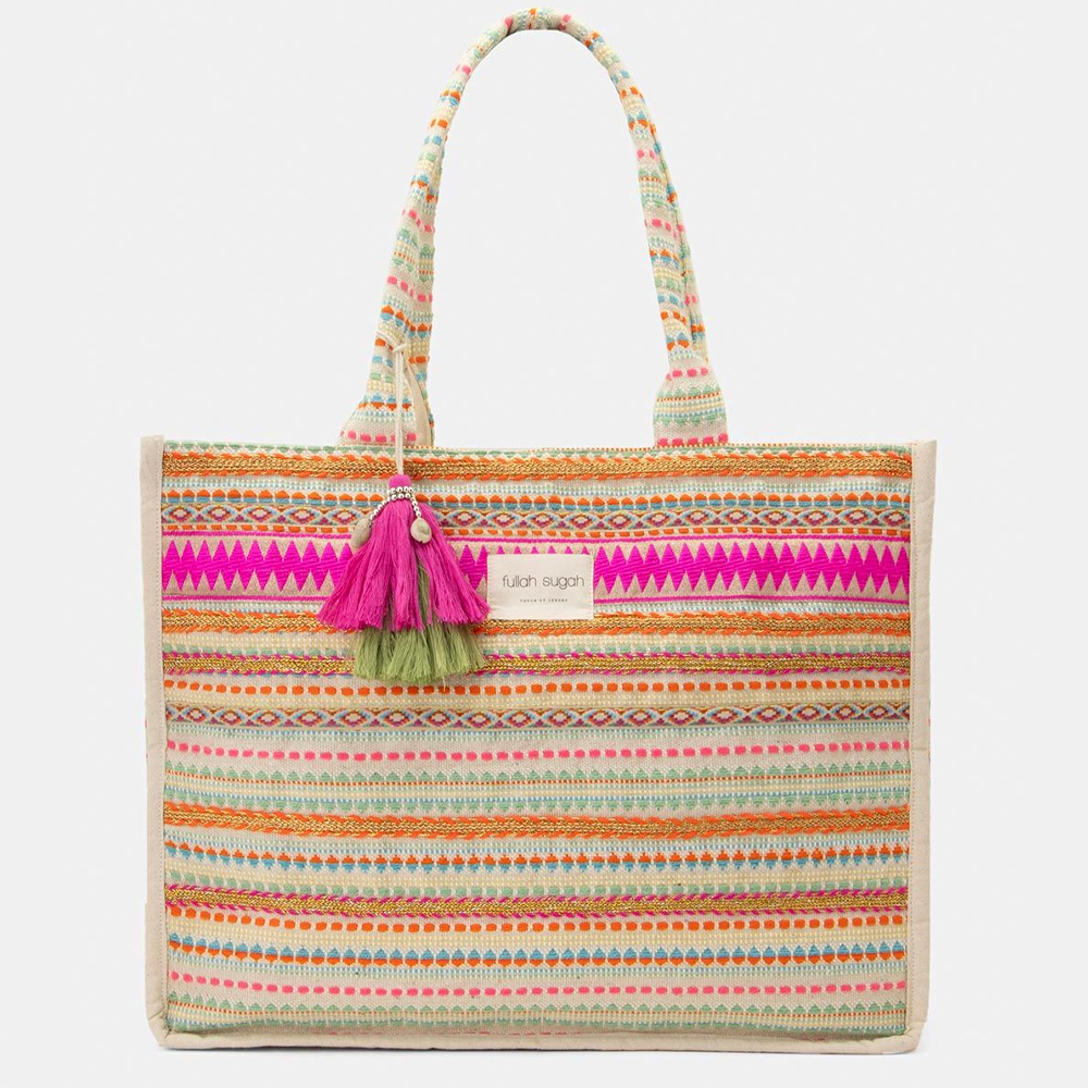tsanta shopper-πολυχρωμη