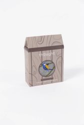 Mens Birds Organic Cotton Socks in a Birdhouse Gift Box