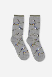 ORGANIC COTTON SOCKS-BIRDHOUSE SOCKS