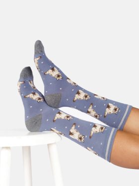 Womens Ragdoll Cat Bamboo Crew Socks