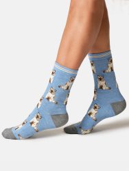 Womens Ragdoll Cat Bamboo Crew Socks