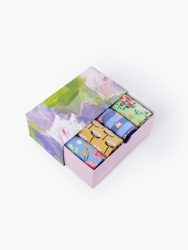 Womens Floral Organic Cotton Gift Box of 4 Socks
