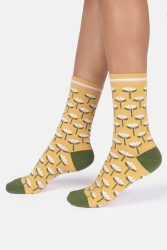 Womens Floral Organic Cotton Gift Box of 4 Socks