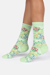 Womens Floral Organic Cotton Gift Box of 4 Socks