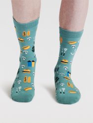 Mens King Of The Grill Organic Cotton Socks