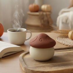 mushroom soy candle