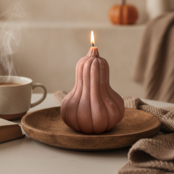 pumpkin candle