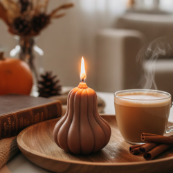 pumpkin candle