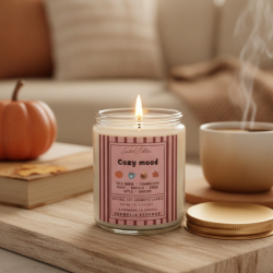 "Cozy mood"-Κερί σόγιας