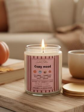 "Cozy mood"-Κερί σόγιας